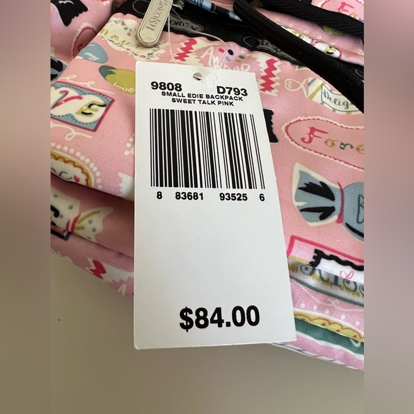 Lesportsac small edie backpack sweet talk pink - Picture 6 of 9